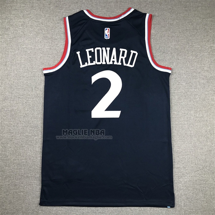 Maglia
 Kawhi Leonard NO 2 Los Angeles Clippers Icon 2024-25 Blu
